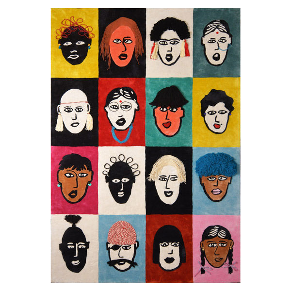 Women power collection rug