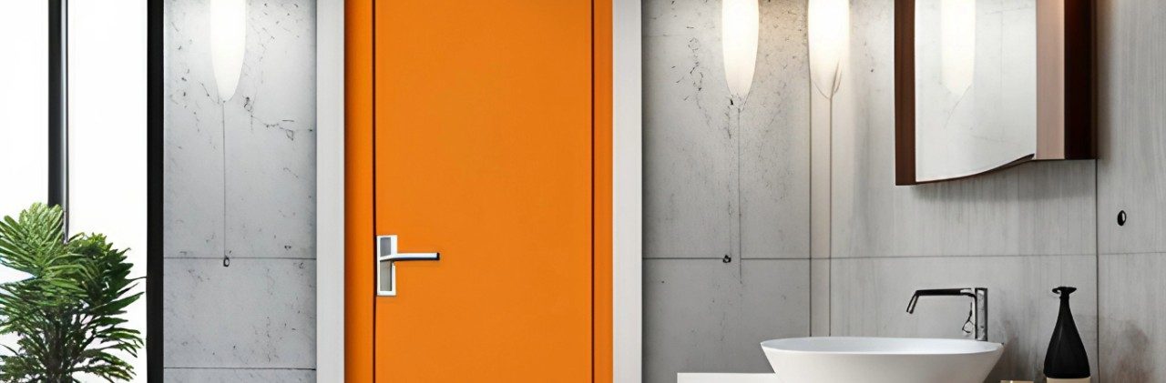 PVC bathroom door designs - Beautiful Homes