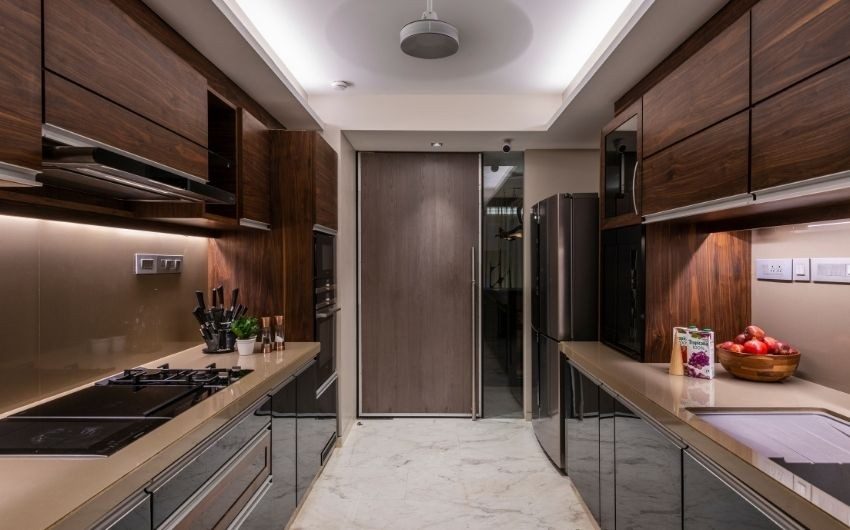 Parallel kitchen designs for your home designs - Beautiful Homes