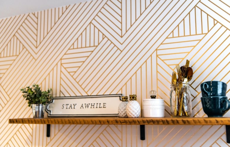 Modern living room wallpaper for décor - Beautiful Homes