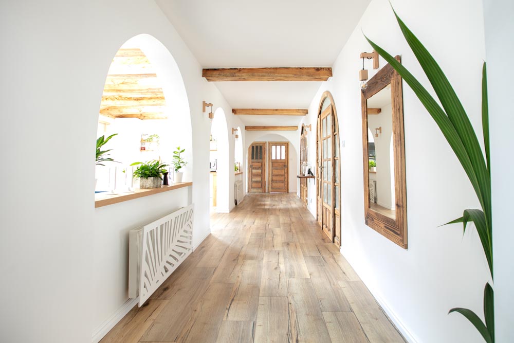 Add Indoor Plants and Furniture to make your Hallway look Lavish - Beautiful Homes