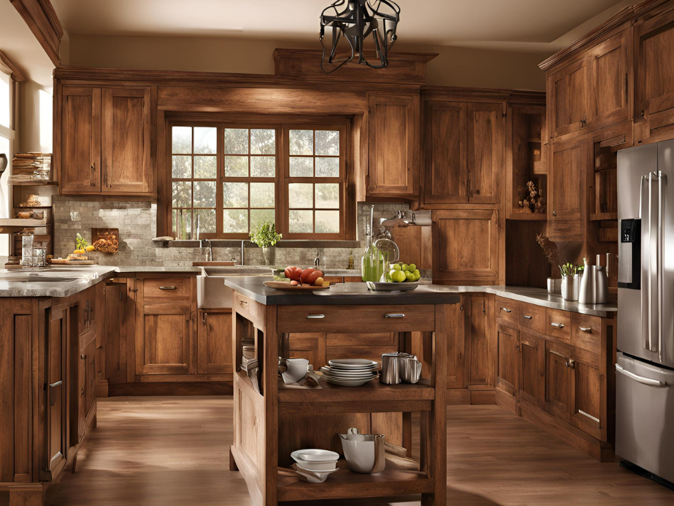 Modern Kitchen with Indian-Style Furniture- Beautiful Homes