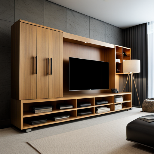 Wooden Tv Unit Design 