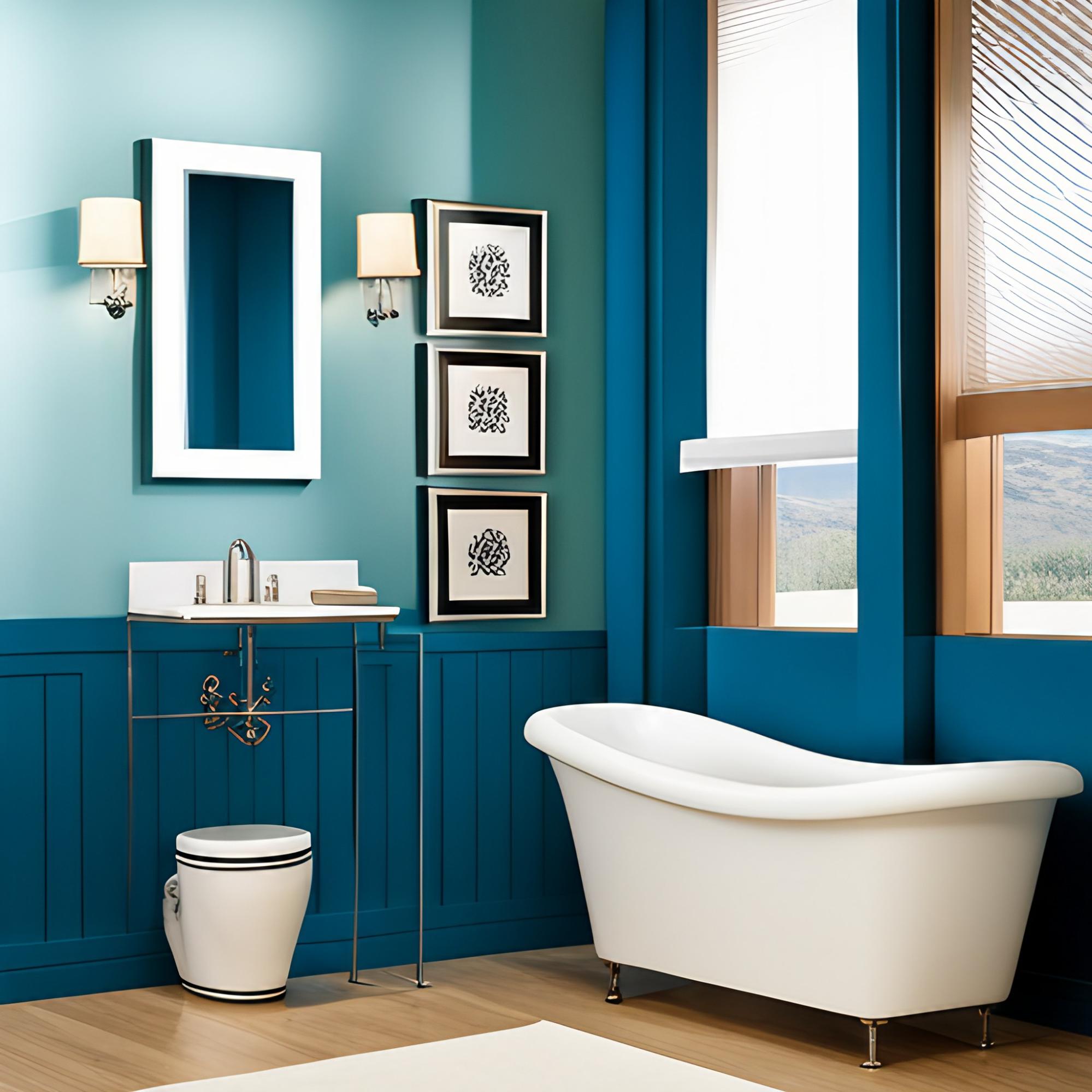 Calming wall art to enhance your bathroom - Beautiful Homes