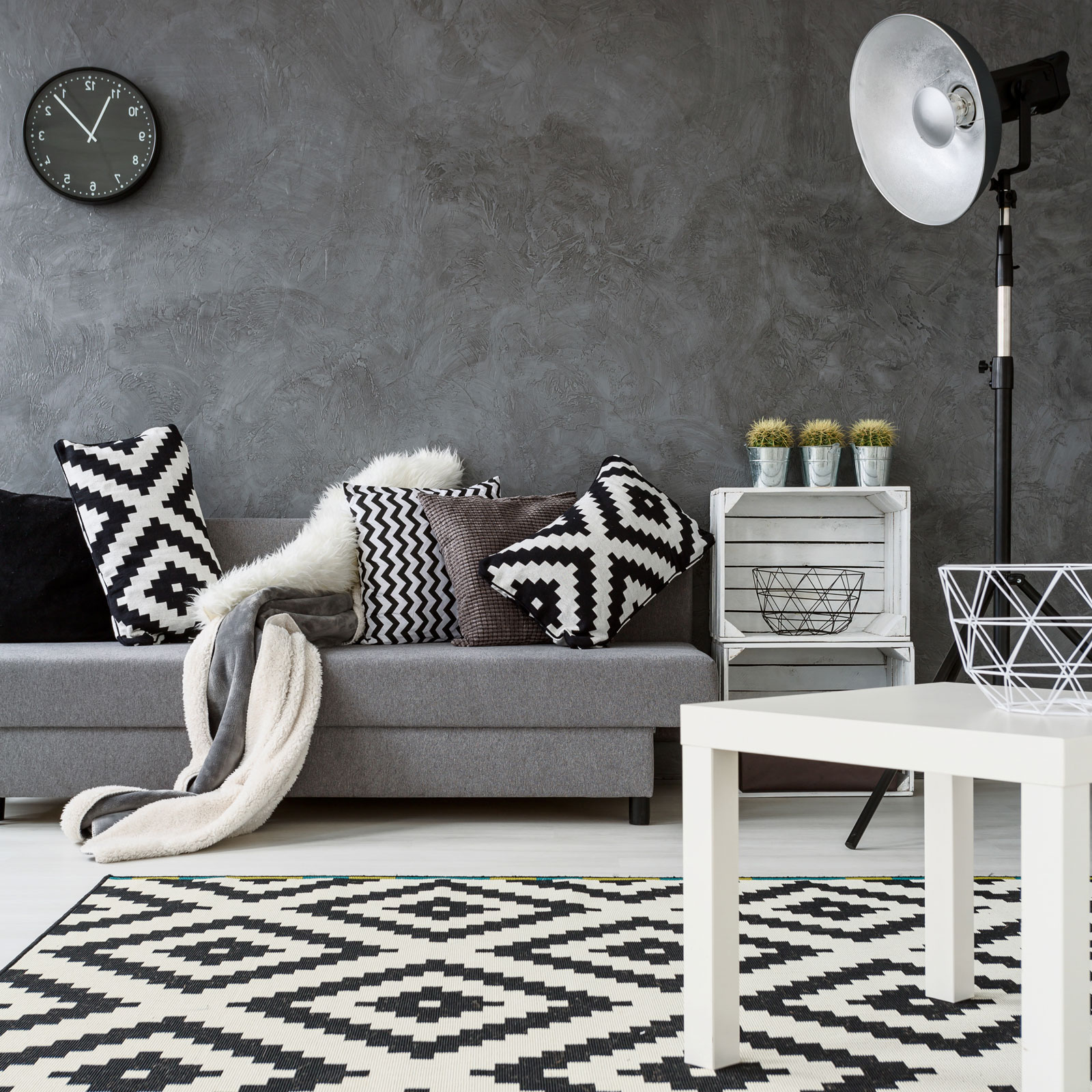 Monochrome theme for a room to look more spacious - Beautiful Homes