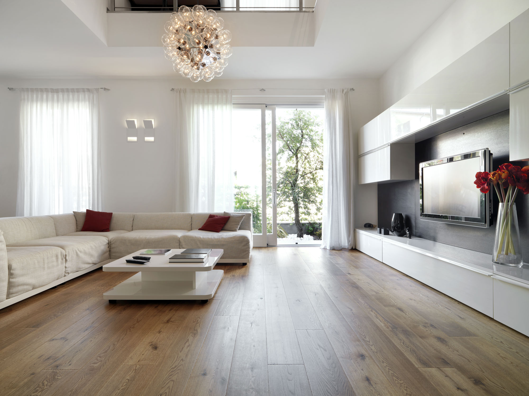 A spacious living room - Beautiful Homes