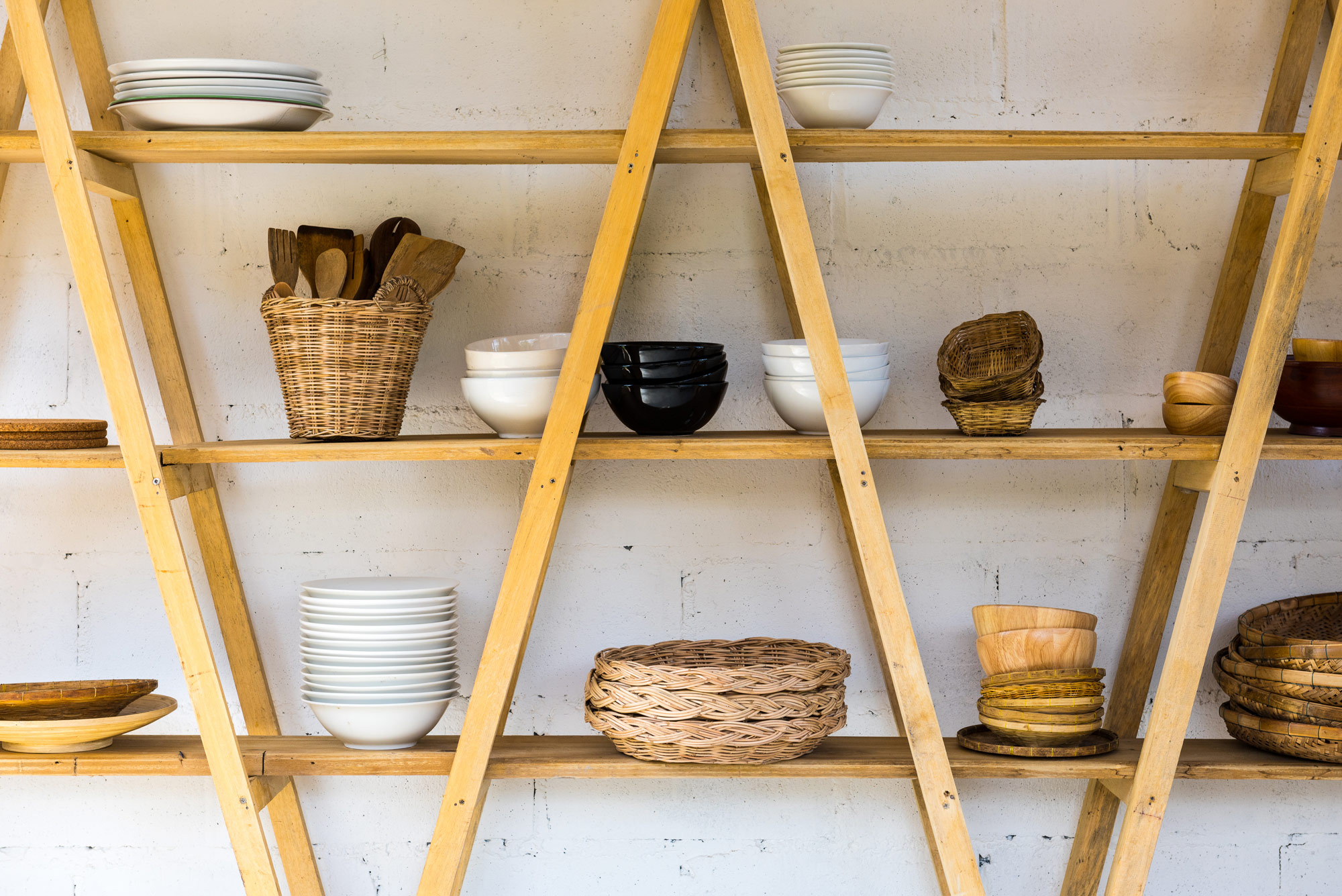 A light coloured fabric in a room to make the space feel airier - Beautiful Homes