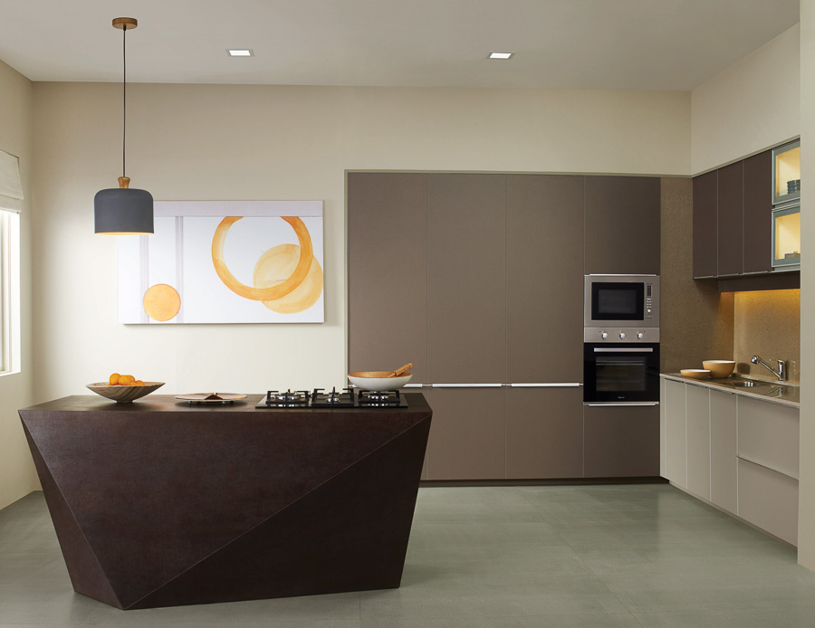 Deep Grey Colour Palette That Would Give Your Modern Kitchen Design A Minimalistic And Chic Look - Beautiful Homes