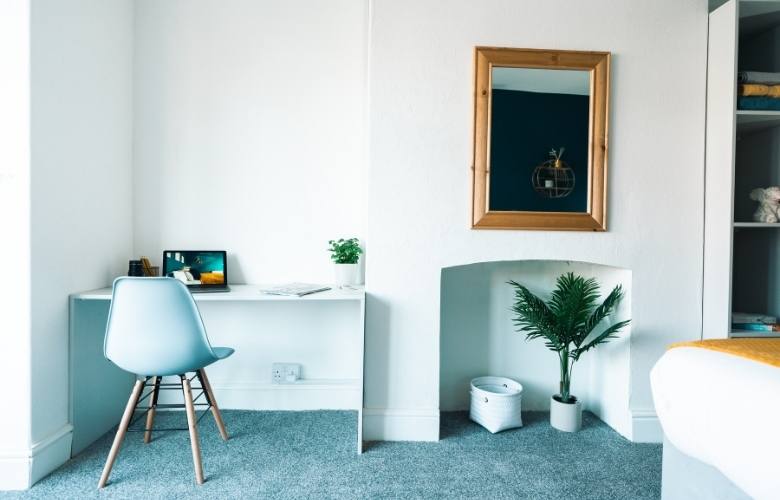 Corner study table design idea for your elegant home interiors - Beautiful Homes