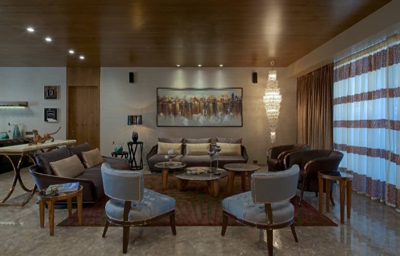 Wooden furniture style with accent lighting - Beautiful Homes