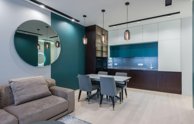 Open kitchen living room layout design for your home - Beautiful Homes