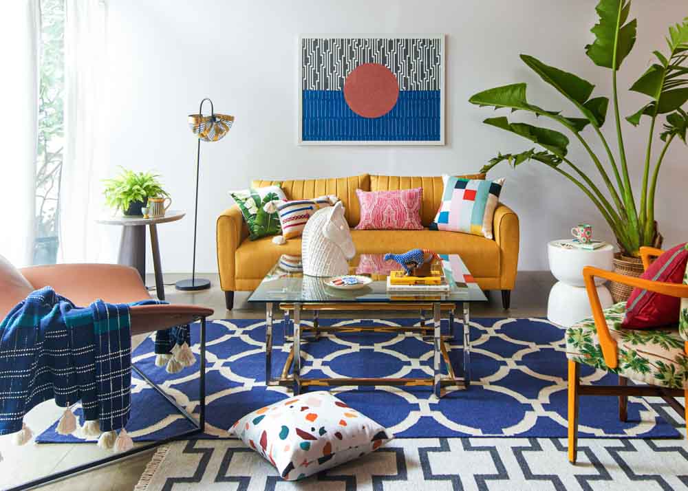 vibrant living room