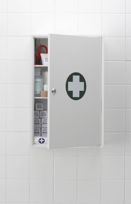 Wall mounted medicine cabinet storage - Beautiful Homes