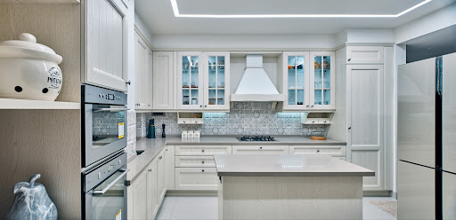 Modular kitchen tall units for electrical kitchen appliances like microwave & ovens - Beautiful Homes