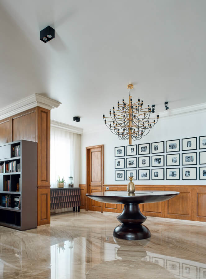 Marble floor design in a home entrance - Beautiful Homes