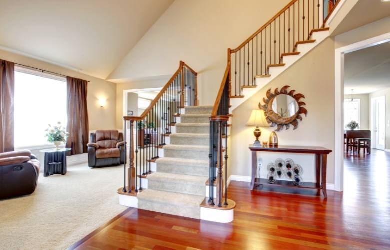 House with a mix of wood & iron railing design - Beautiful Homes