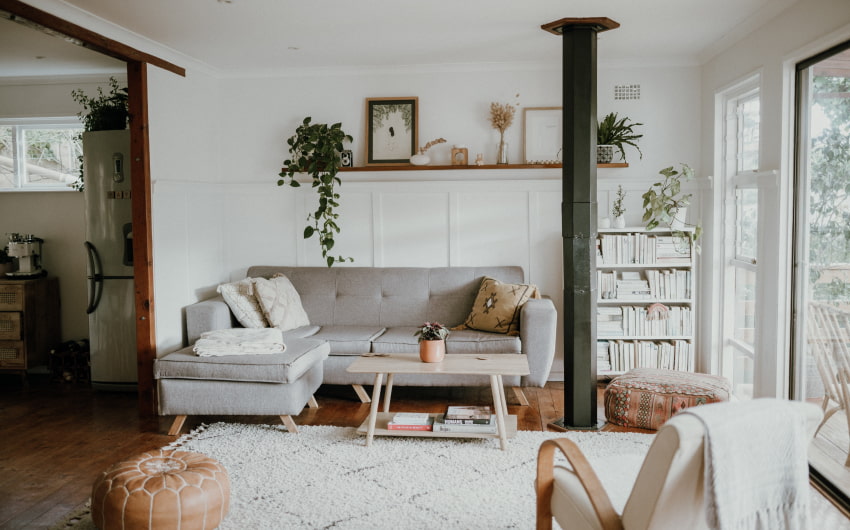 Neutral colour scheme for a scandinavian interior design style - Beautiful Homes