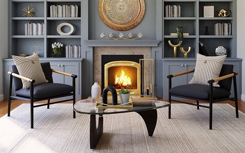 Marble Fireplace Home Interior Ideas - Beautiful Homes