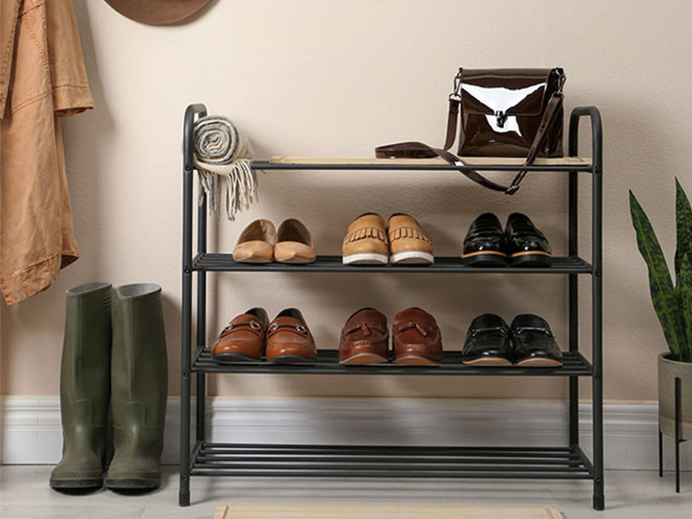 Shoe rack organisation