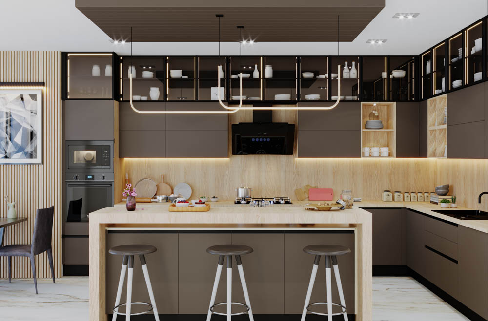 Consider kitchen accessories for your modular kitchen cost - Beautiful Homes