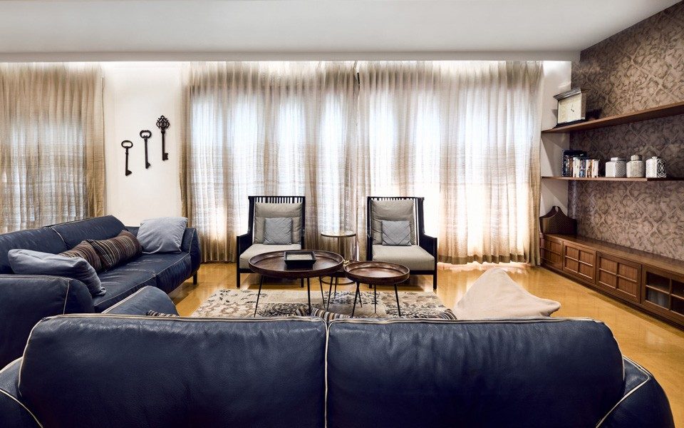 The interior with expertly balanced neutral shades with bursts of colour in Reddy’s residence - Beautiful Homes