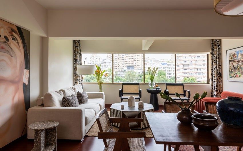 Large windows for natural light with floor & table lamps for evenings - Beautiful Homes