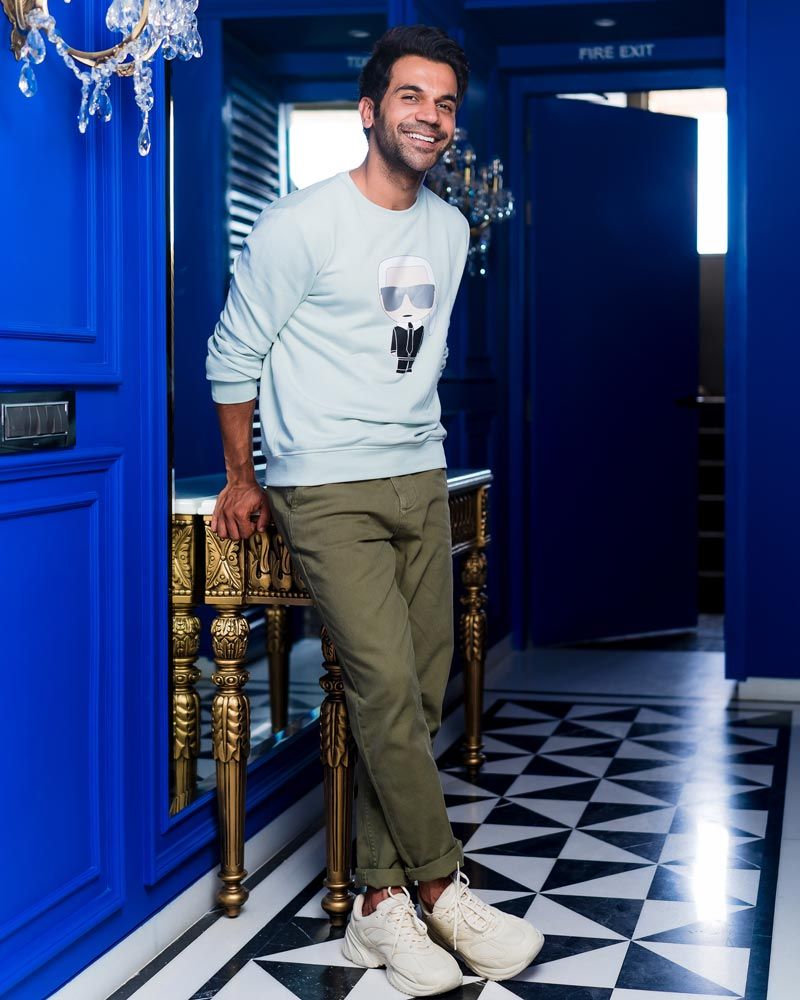 Rajkummar Rao in his stunning blue coloured interior house - Beautiful Homes