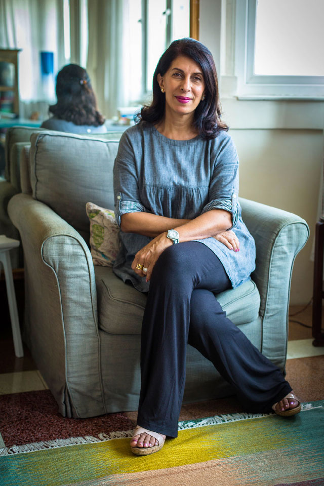 A portrait of designer Ritu Nanda