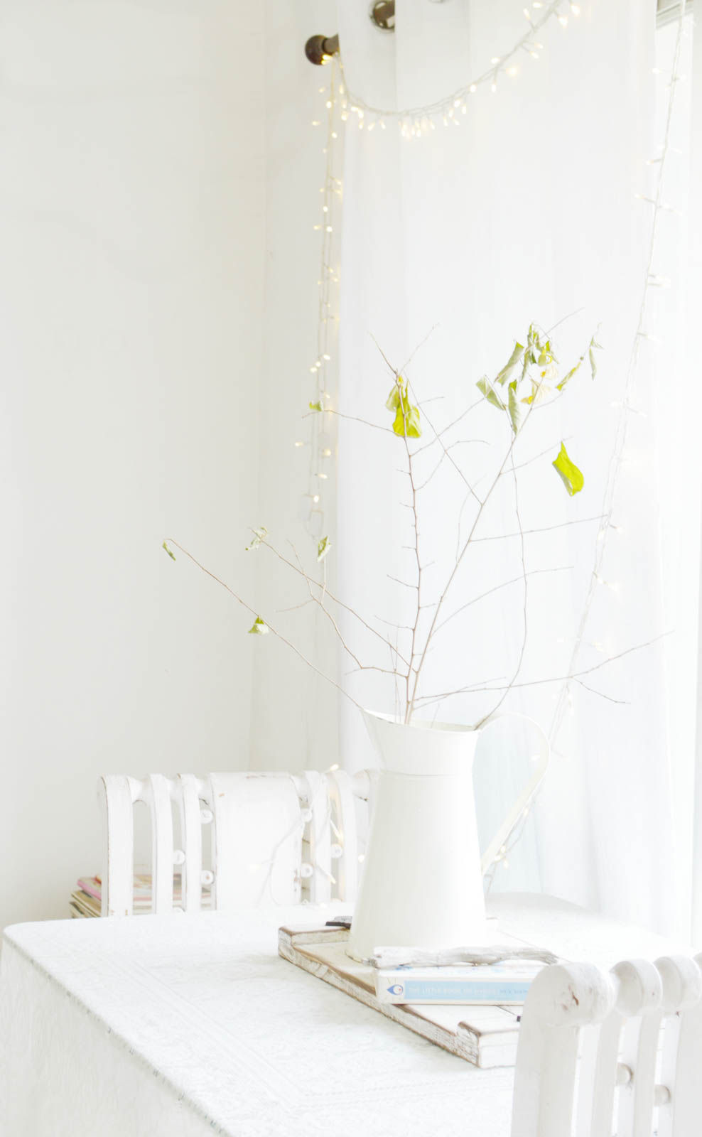 An all white dreamscape cocooned in a 550 sqft rental apartment in Mumbai - Beautiful Homes