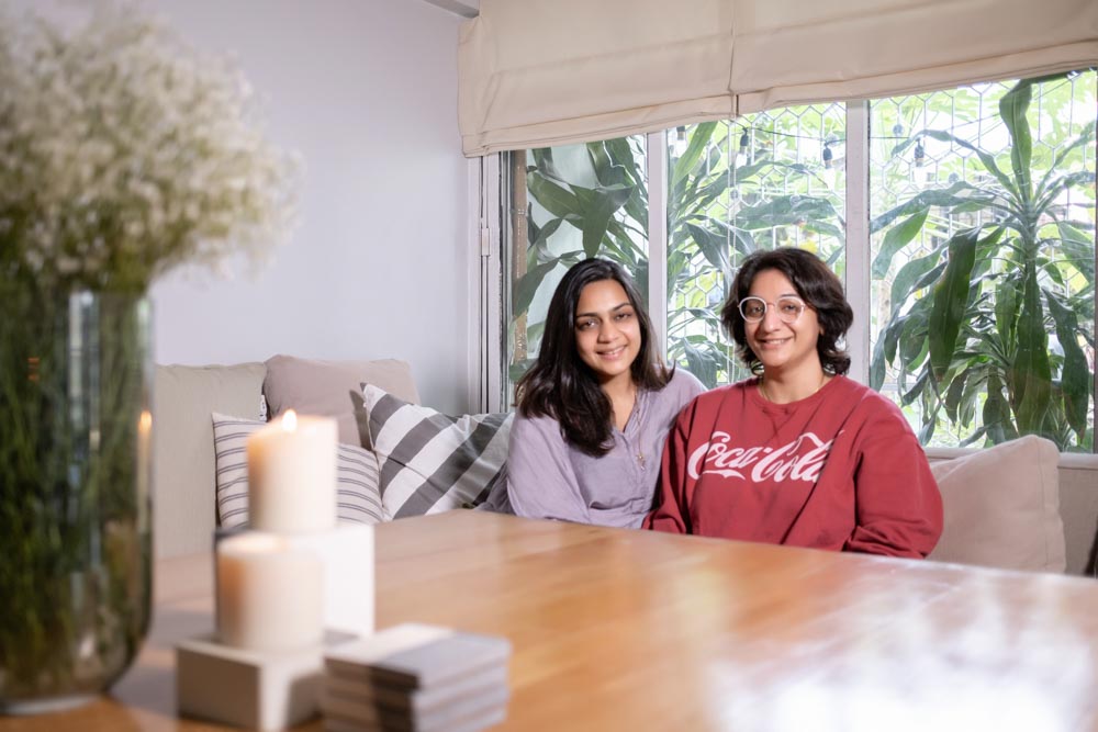 Gaysi founder Sakshi Juneja and her partner Naina Narang - Beautiful Home