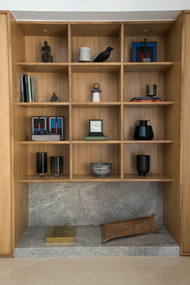 Modern open display shelf to give your living room elegant & lavish look - Beautiful Homes