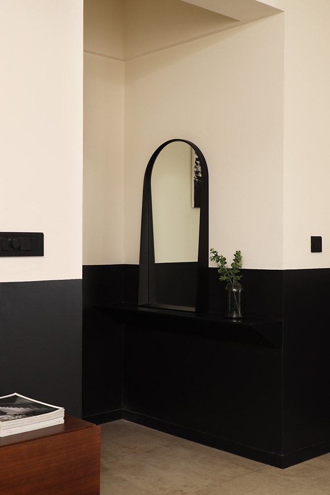 Mirror by Studio Vinton for Relatively Dark Space - Beautiful Homes