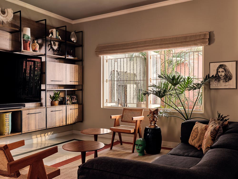 Farah's study cum TV room interiors have modern design & décor elements - Beautiful Homes