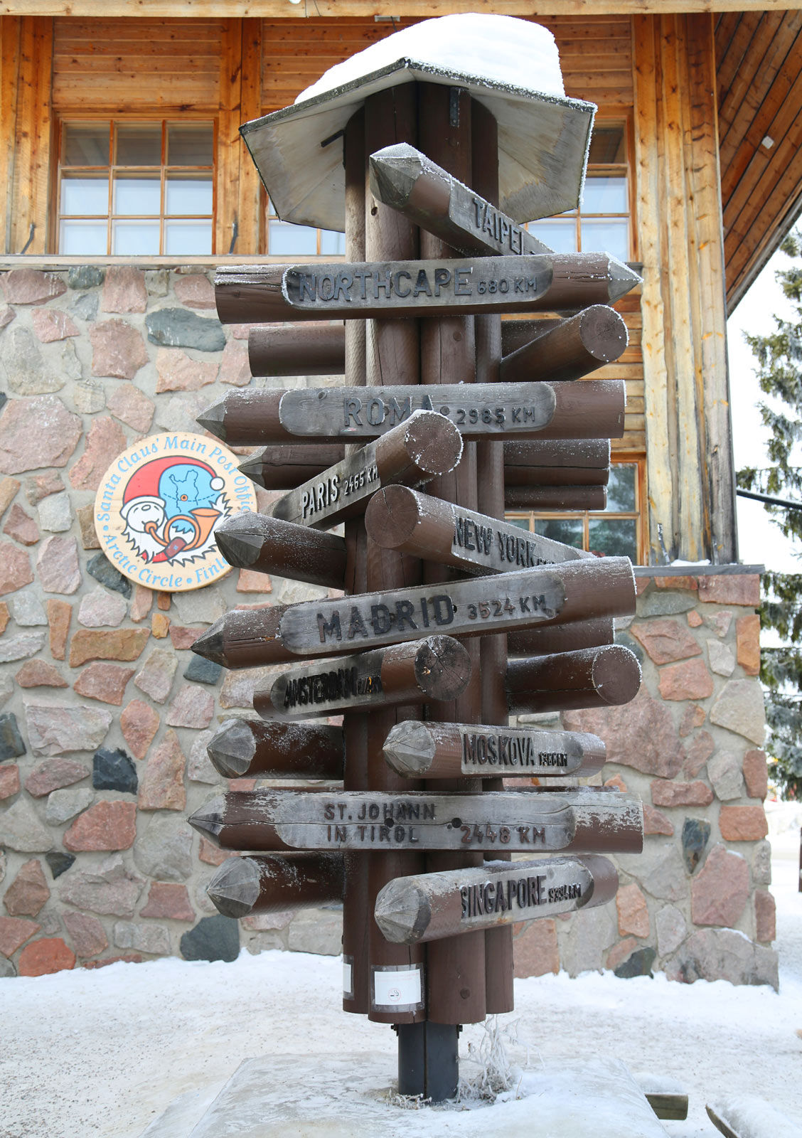 A Signpost Outside the Post Office - Beautiful Homes