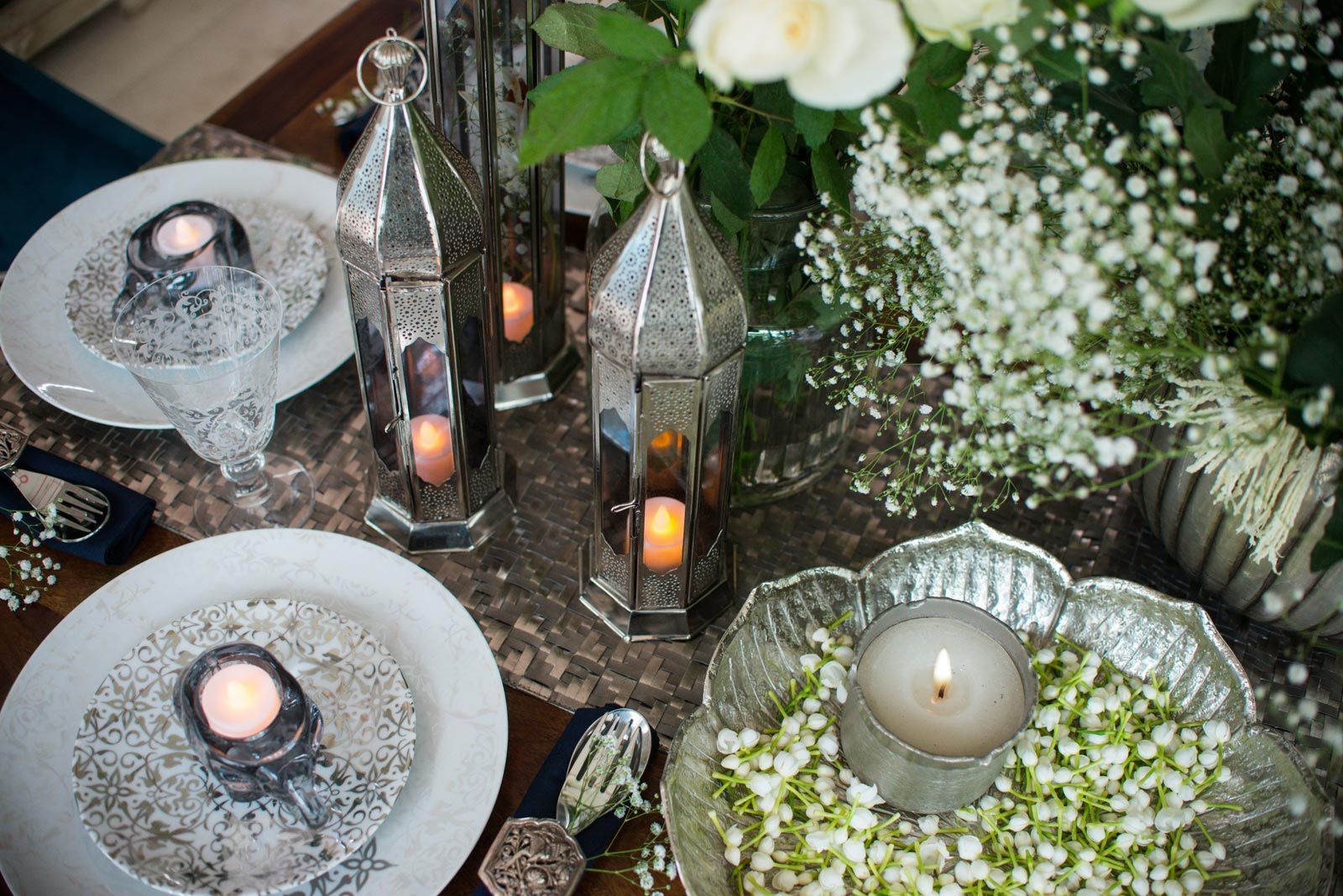 Bring out the decorative tableware with platinum and gold filigree and intricate patterns - Beautiful Homes