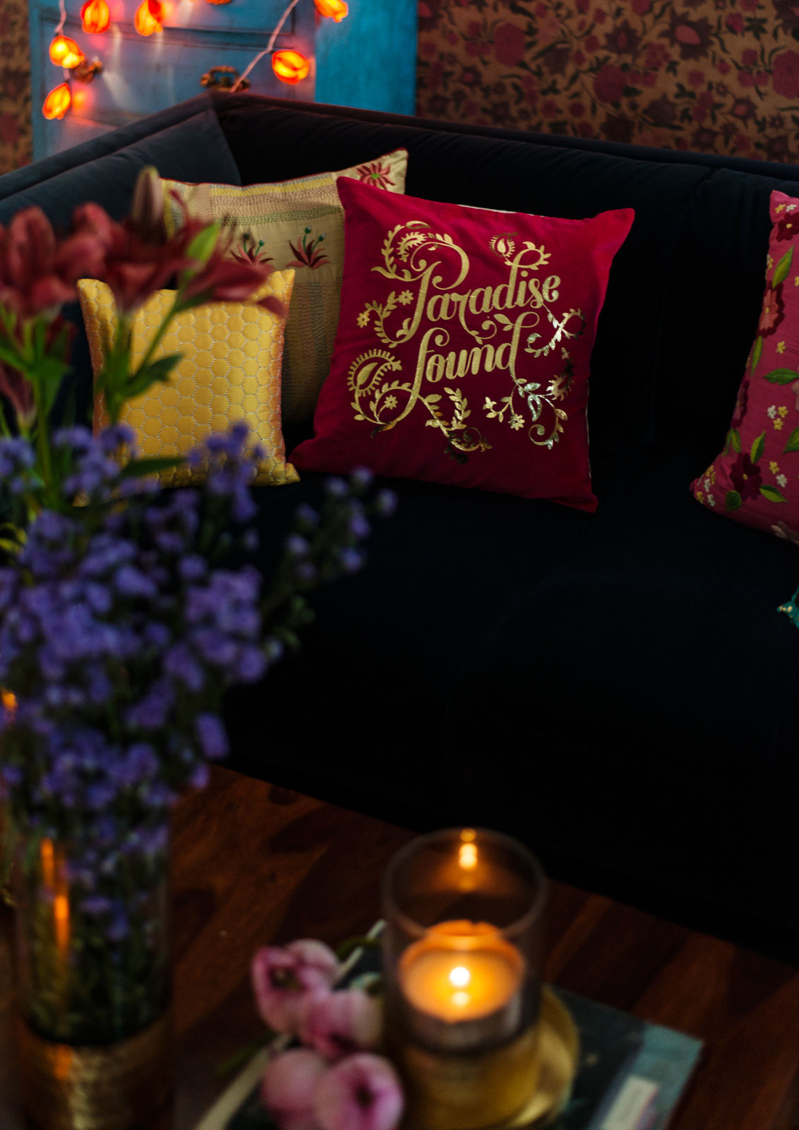 Sofa Décor Ideas in Living Room For Diwali - Beautiful Homes
