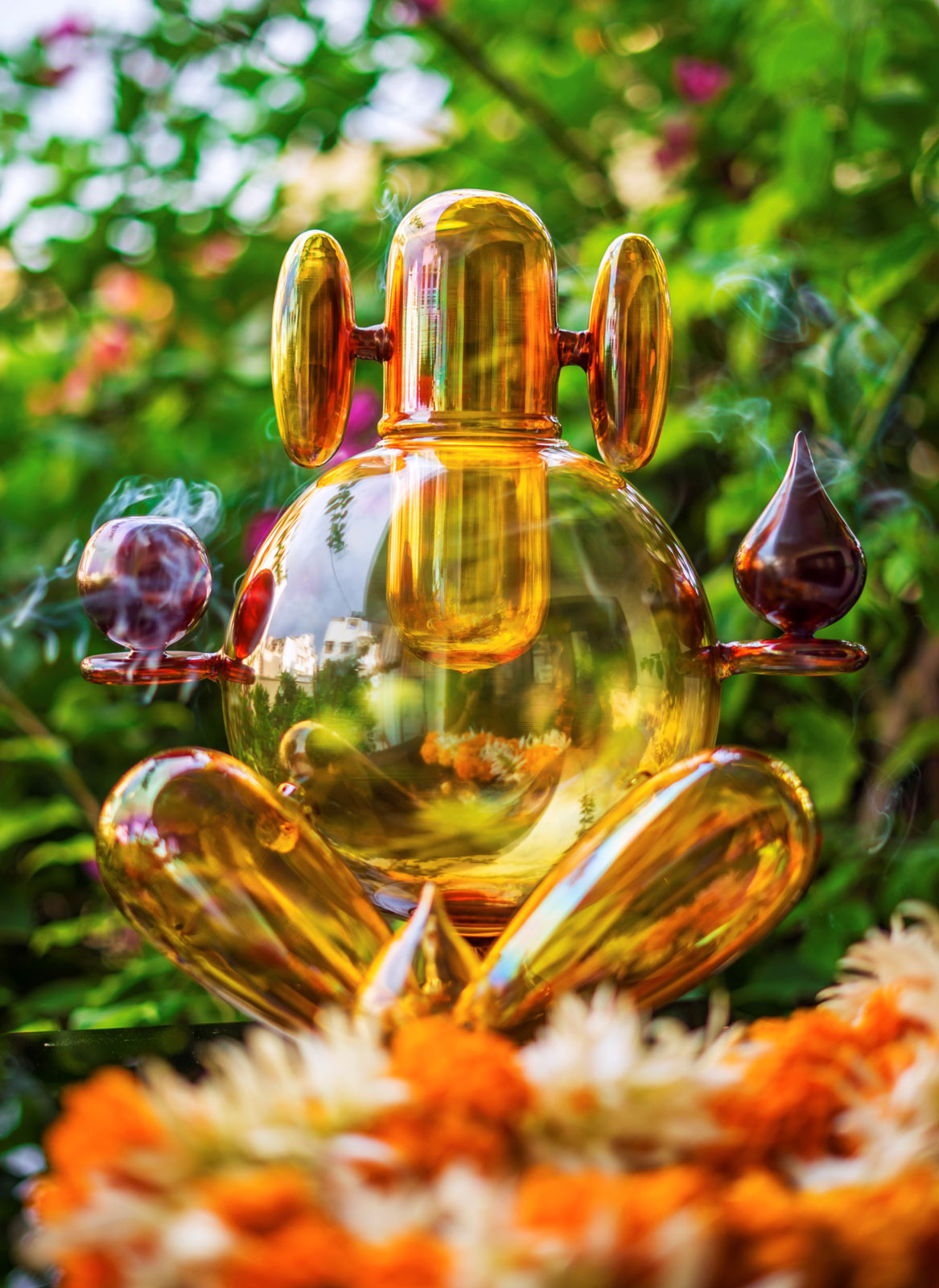 Glass Ganpati idol from Klove Studio - Beautiful Homes