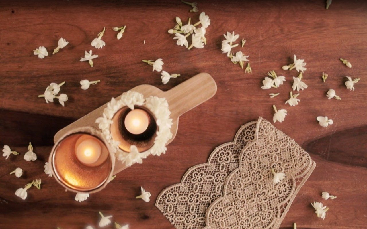 Votive decoration for Diwali - Beautiful Homes