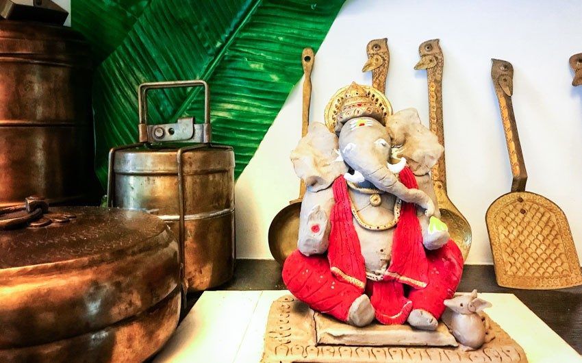 A homemade eco-friendly Ganesha idol - Beautiful Homes