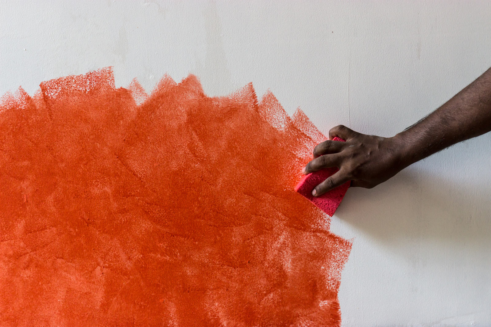Step 2 to paint wall Ombre - Beautiful Homes