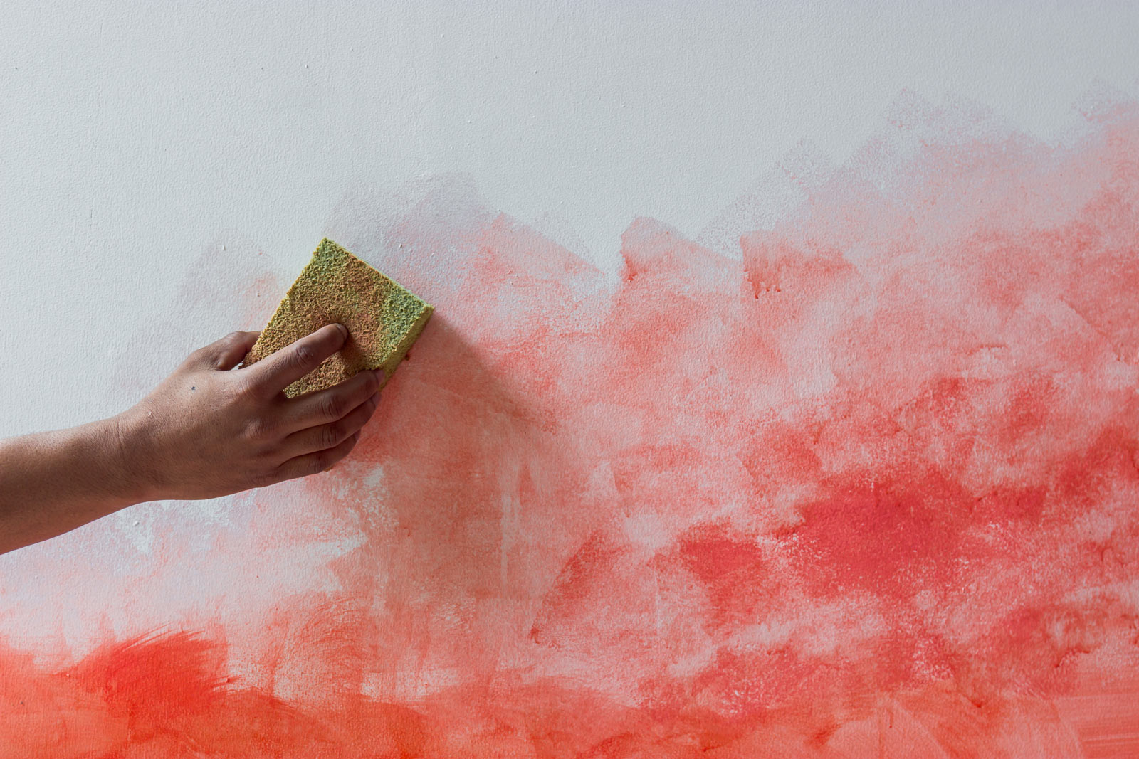 Step 3 to paint wall Ombre - Beautiful Homes