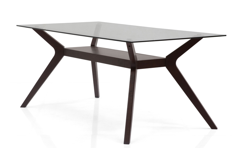 Wesley 6-Seater Glass Top Dining Table - Beautiful Homes