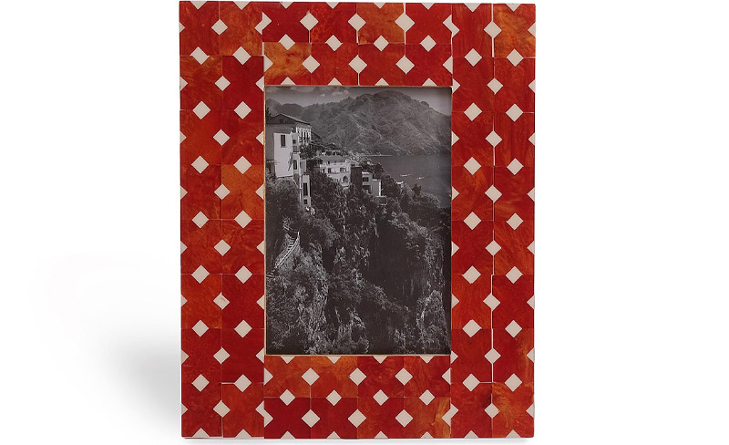 Red Photoframe for Side Table - Beautiful Homes