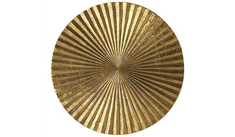 Golden Metal Wall Art - Beautiful Homes