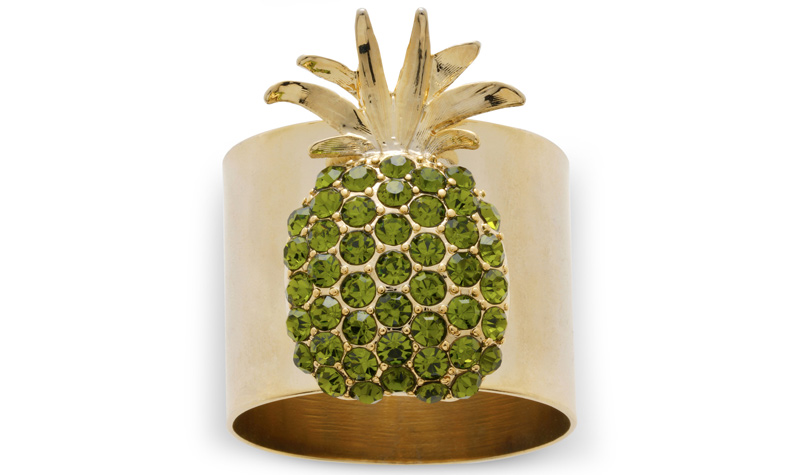 Pineapple Napkin Ring - Beautiful Homes
