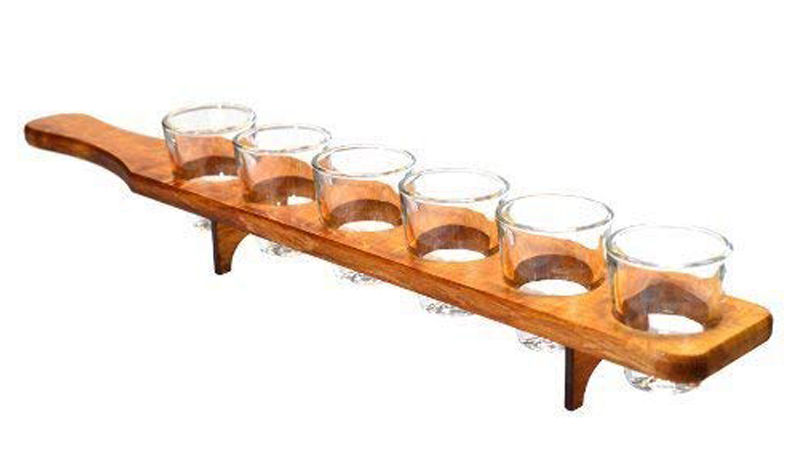 Glassware Shaped Wooden Handle Glasses - Beautiful Homes