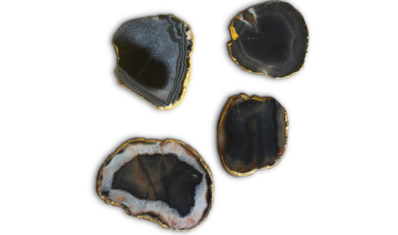 Agate Coasters - Beautiful Homes