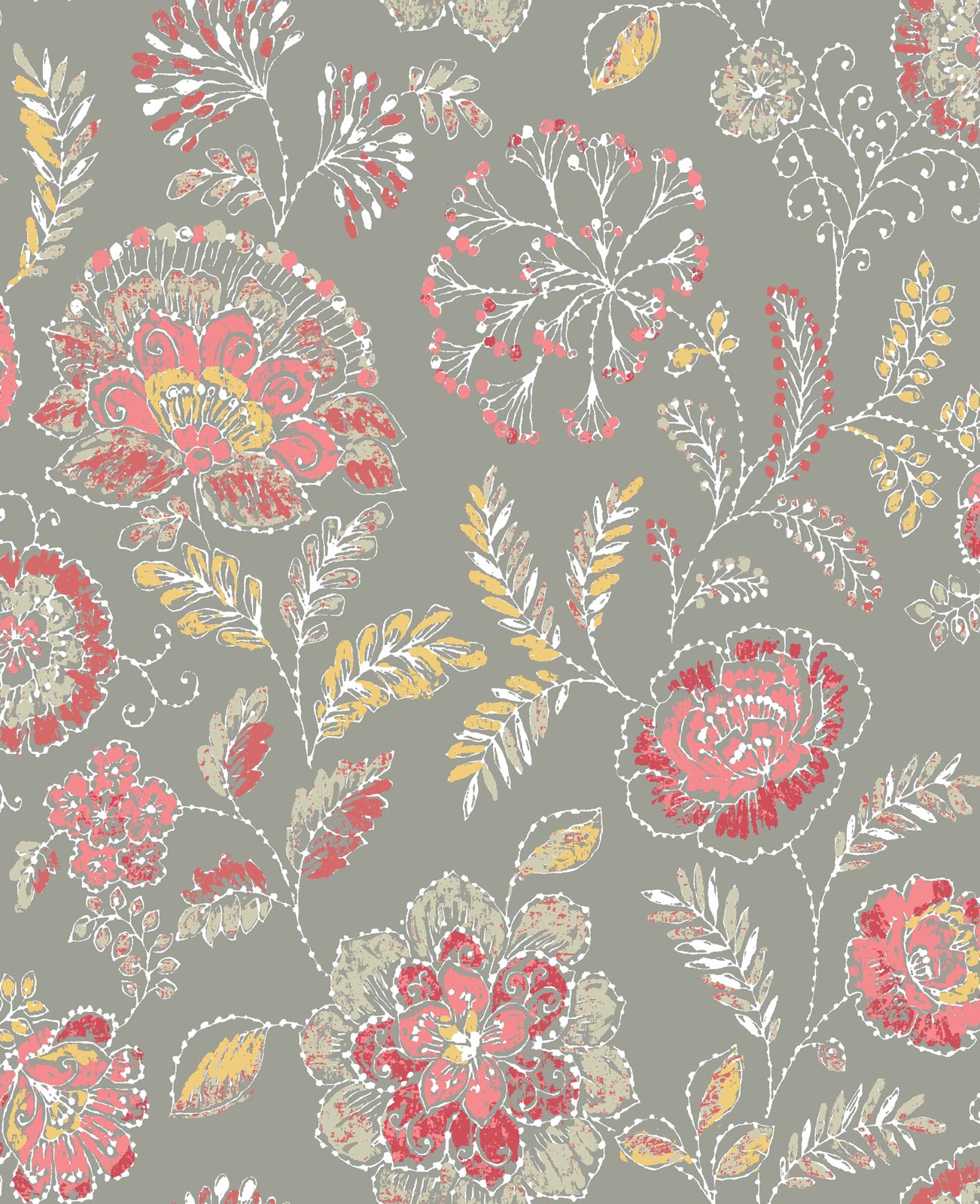 Tropez Floral Wallpaper from Wallpaper Direct - Beautiful Homes