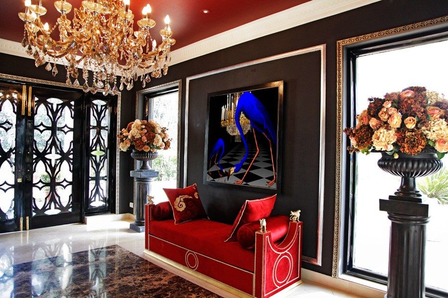 A Room Decorated with Bold Prints and Bolder Colours - Beautiful Homes