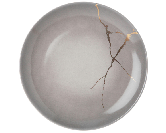 Grey Ceramic Quarter Plate – Beautiful Homes